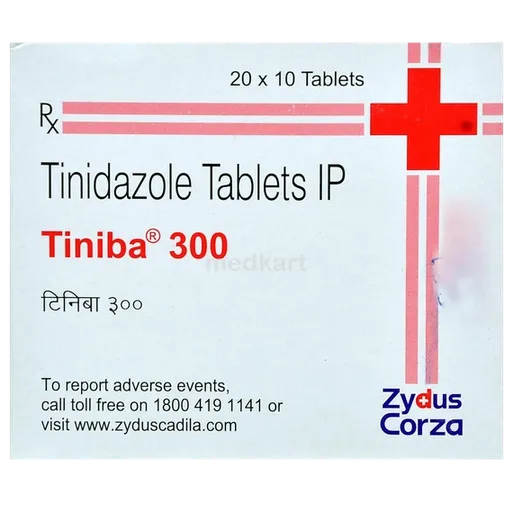 tiniba 300mg tablet 10's